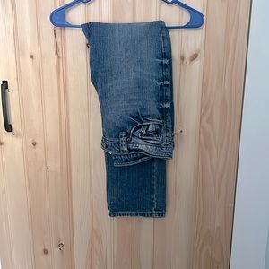 Garnet hill size 6 low rise jeans